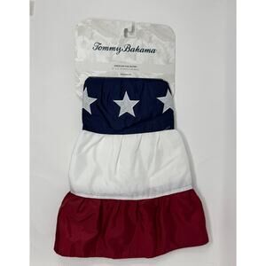 Tommy Bahama American Flag Bunting Fourth of July 36 x 72 ” NEW